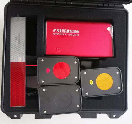 도로 표지판 Retroreflectometer 자동 체크 제로 및 교정 측정