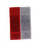 빨간 소형 프리즘 차 사려깊은 스티커와 하얀 재귀 반사성 테이프